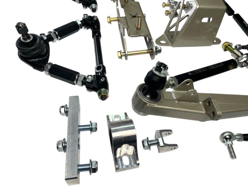 CorteX 1979-1993 Mustang SLA Front Suspension System with Radial X Spindles