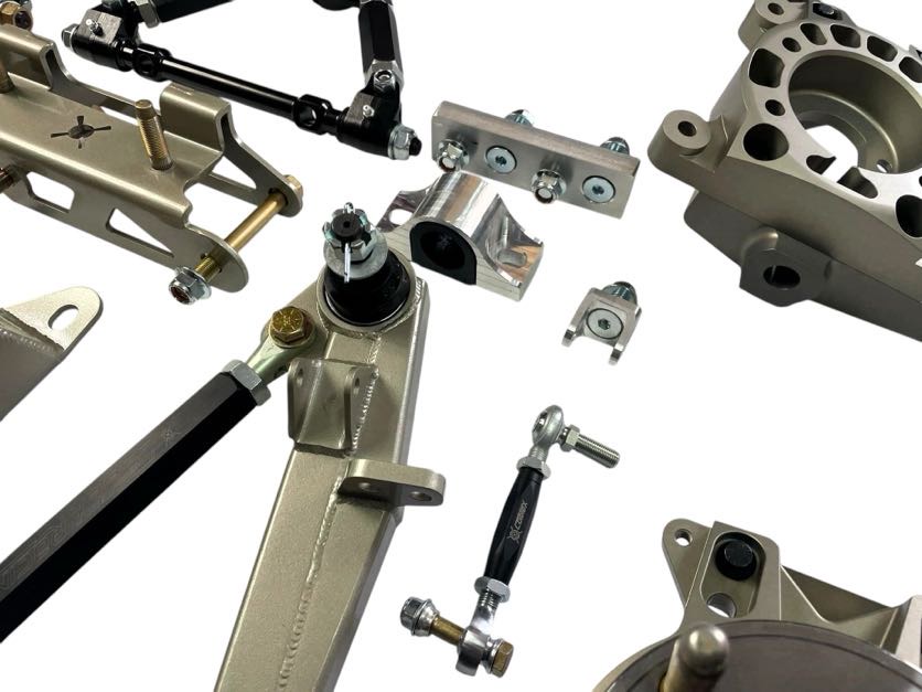 CorteX 1979-1993 Mustang SLA Front Suspension System with Radial X Spindles