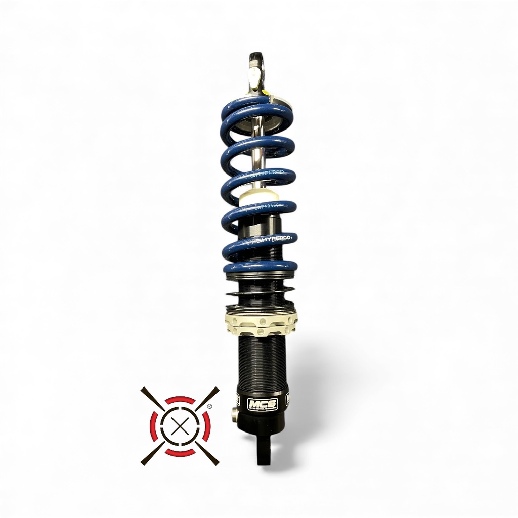 MCS 2-Way Coilovers, with Springs, None-Remote, SLA Front 64-24 (Pair) 