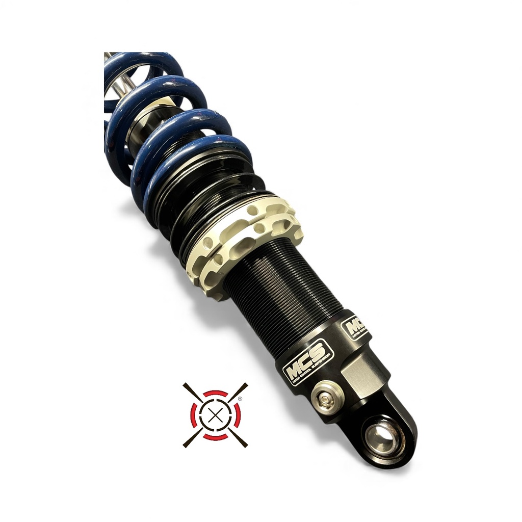 MCS 2-Way Coilovers, with Springs, None-Remote, SLA Front 64-24 (Pair) 