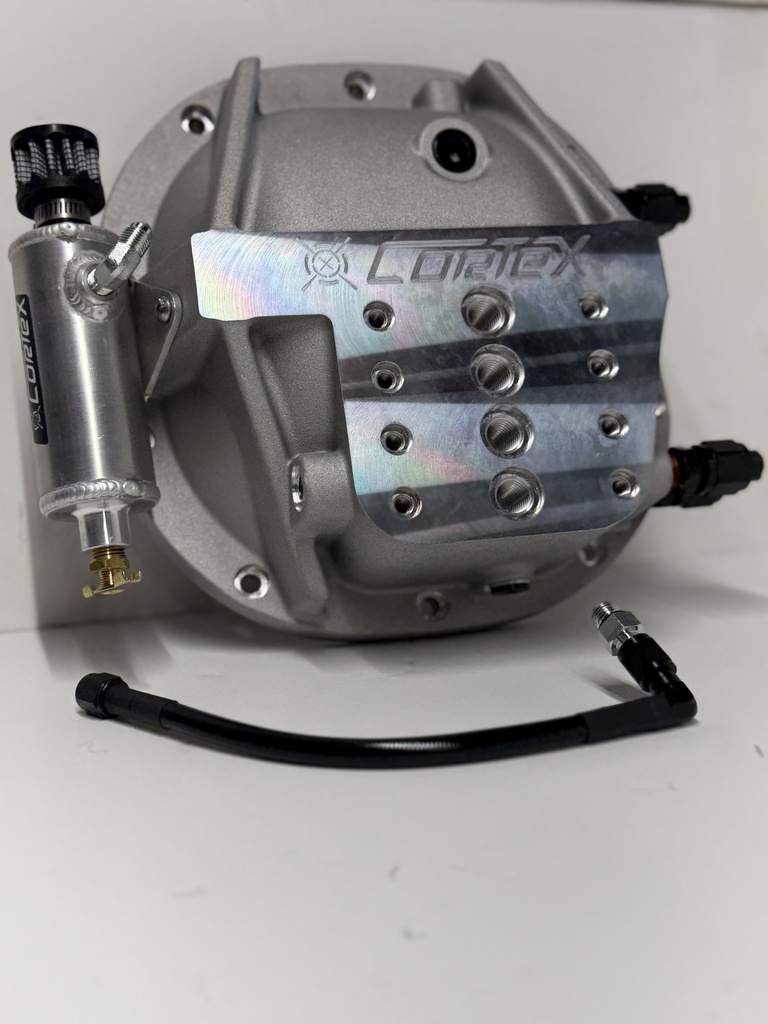 CorteX Differential Breather Vent Catch Tank Kit - For Mustang W/ Gen-2 Watts Link