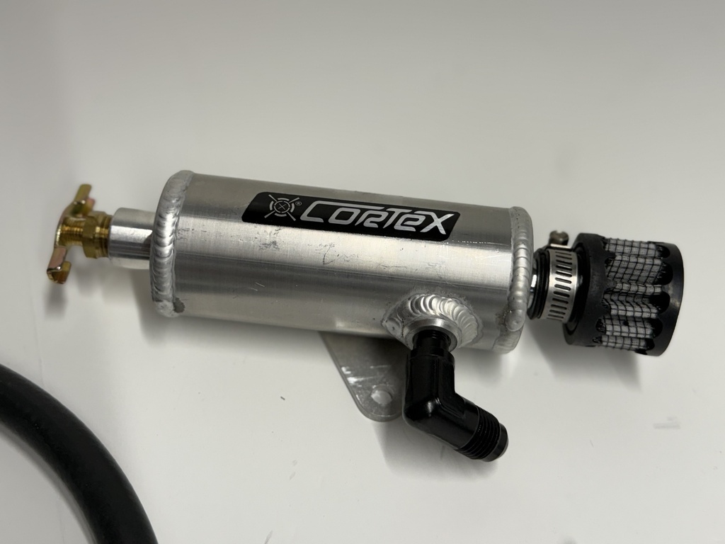 CorteX Differential Breather Vent Catch Tank Kit - For Mustang W/ Gen-2 Watts Link