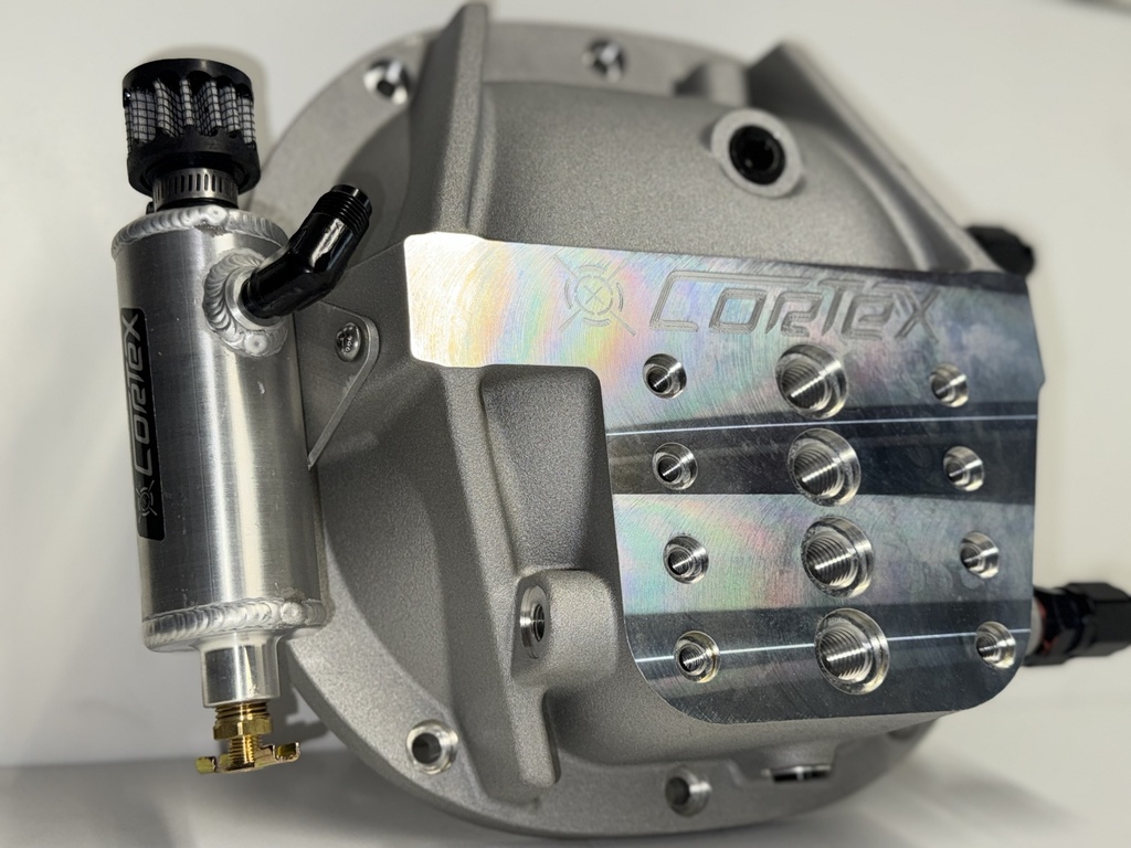 CorteX Differential Breather Vent Catch Tank Kit - For Mustang W/ Gen-2 Watts Link