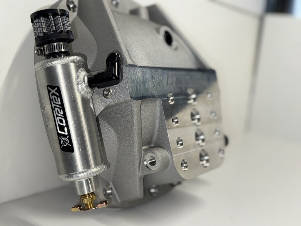 CorteX Differential Breather Vent Catch Tank Kit - For Mustang W/ Gen-2 Watts Link