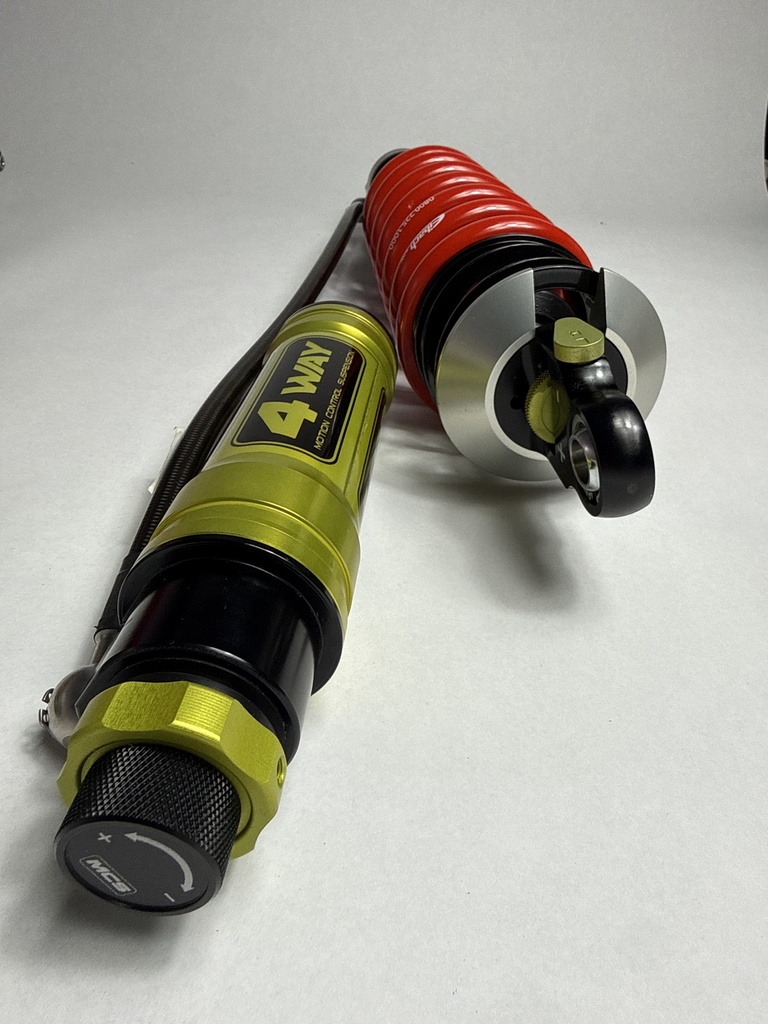 MCS 1964-2025 Mustang 4-Way Coilover System With Remote Reservoirs - Front Only