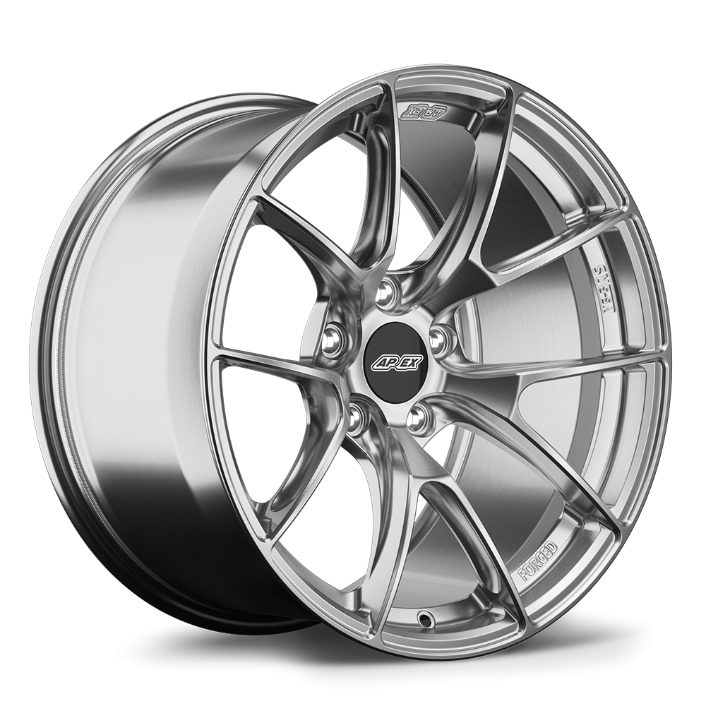Apex 2005-2014 Mustang 18x10" ET40 VS-5RS Forged Wheel Brushed Clear