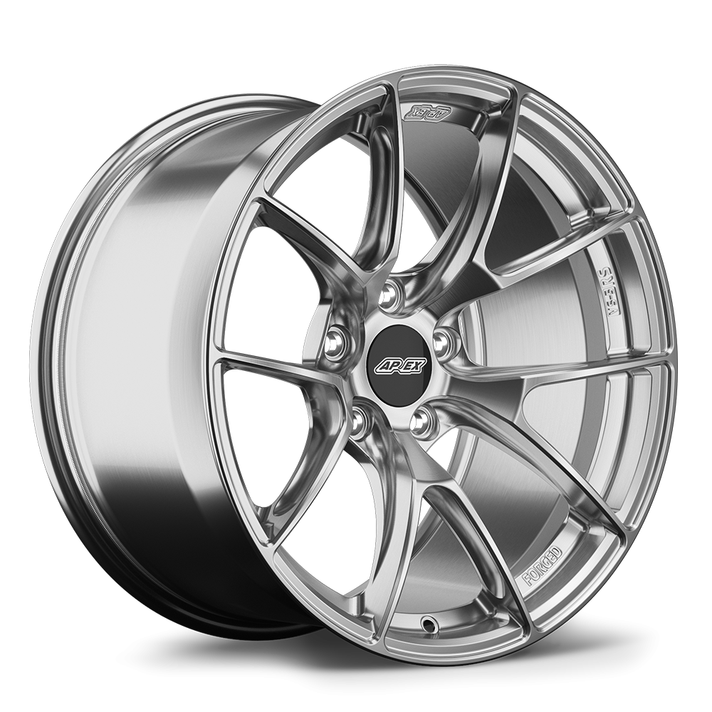 Apex 2005-2014 Mustang 18x10" 18x12" ET57 Forged Wheel Brushed Clear