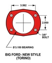 Wilwood Forged Narrow Superlite 4R Big Brake Rear Parking Brake Kit 12.88 9" ends with 2.5 offset