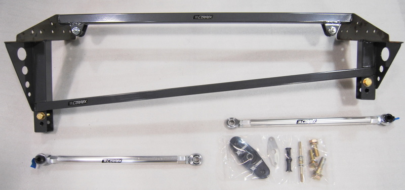 CorteX 1964-1970 Mustang & Cougar Complete Rear Suspension System With Cambered 9" Axle