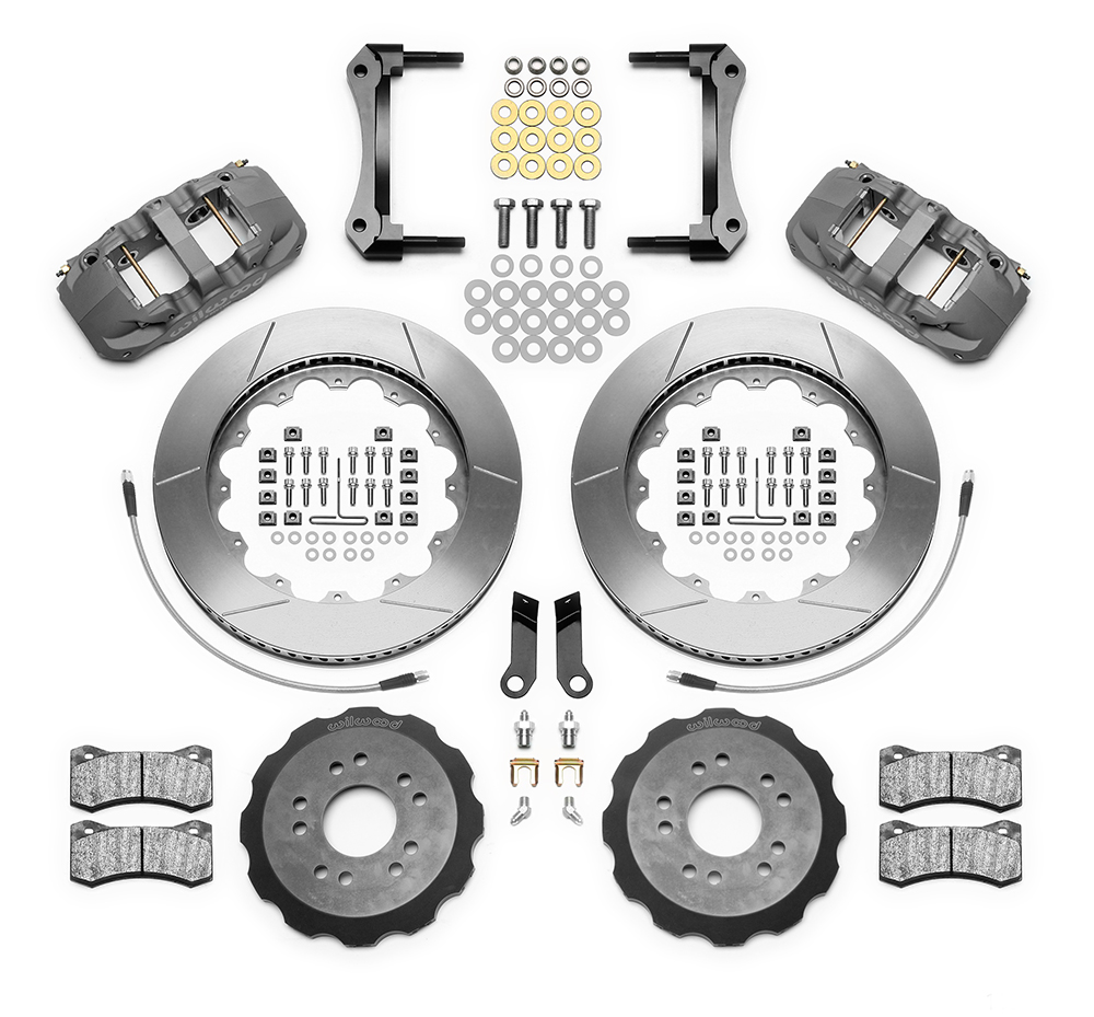 Wilwood 2015 + 14 inch AERO6 Big Brake Rear Brake Kit (Race)