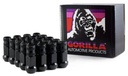 Gorilla Automotive 45088BC-20 Black 1/2-20 Thread Size Forged Steel Chrome Finish Open End Lug Nut, (Pack of 20)