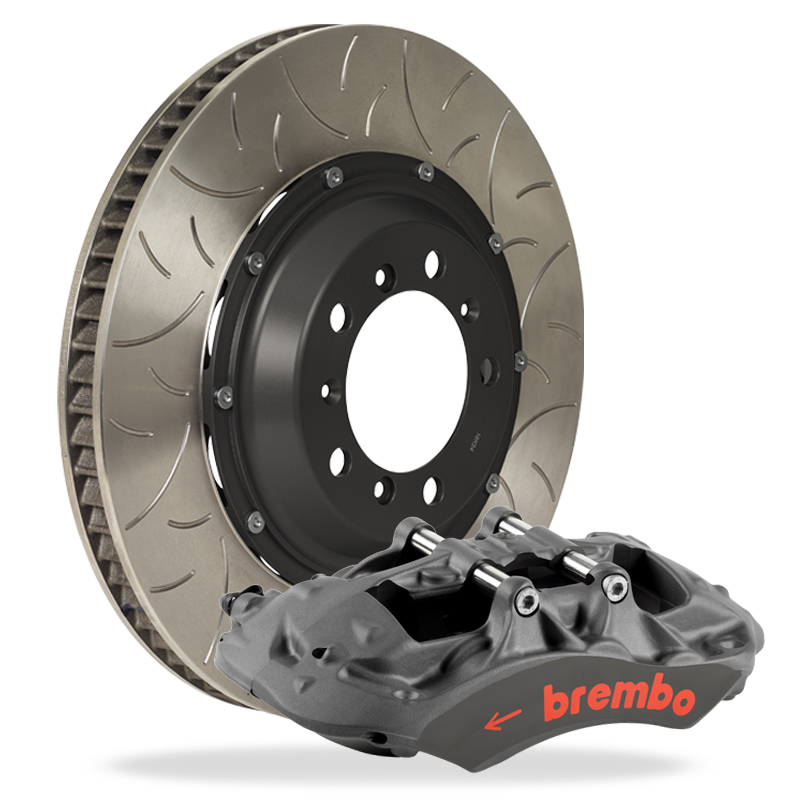 [COR3KC.8073A - 3416.18.TS20] Brembo CorteX Brake Package For Radial X Front Spindles, FF6 Pista Calipers, 355x35mm Rotors (TS20, TY5)