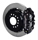 Wilwood Forged Narrow Superlite 4R Big Brake Rear Parking Brake Kit 12.88 9" ends with 2.5 offset, Black
