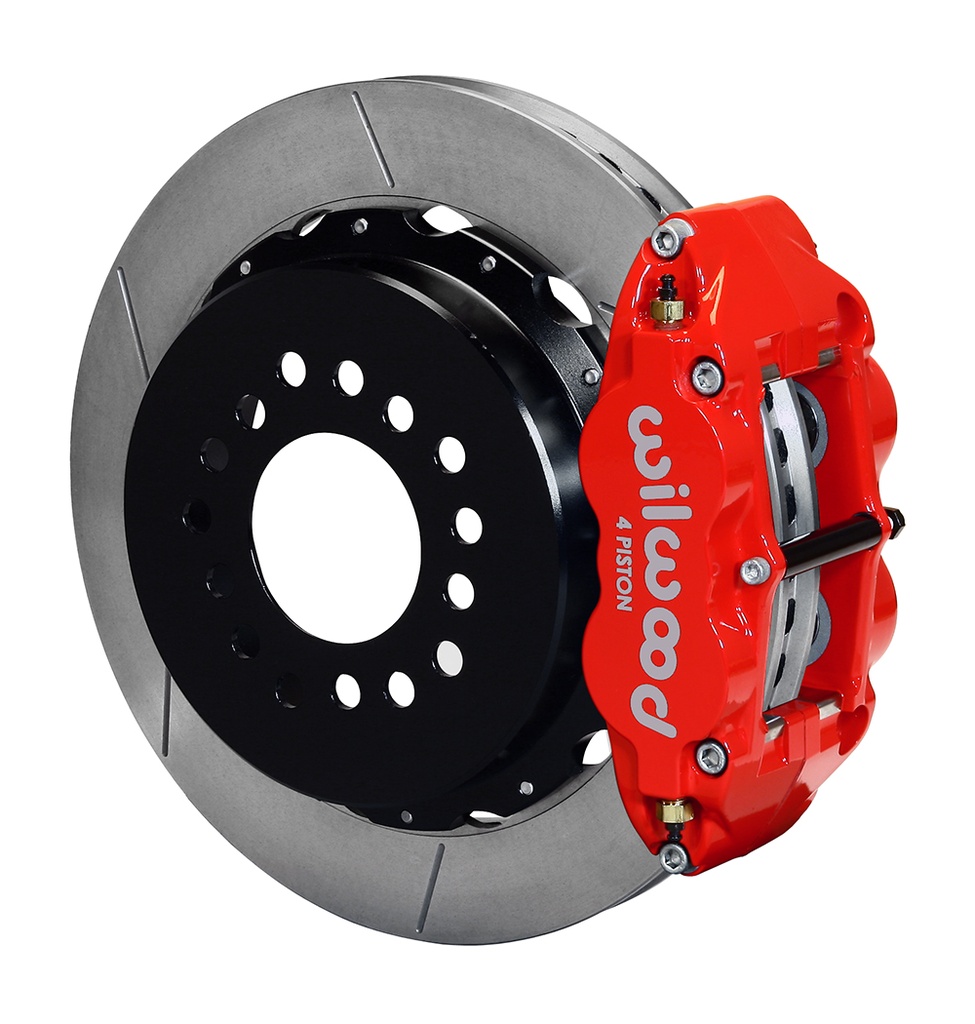 [140-9219-D] Wilwood Forged Narrow Superlite 4R Big Brake Rear Parking Brake Kit 12.88 9" ends with 2.5 offset (Red)