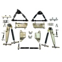 CorteX 1979-1993 Mustang SLA Front Suspension System with Radial X Street Spindles