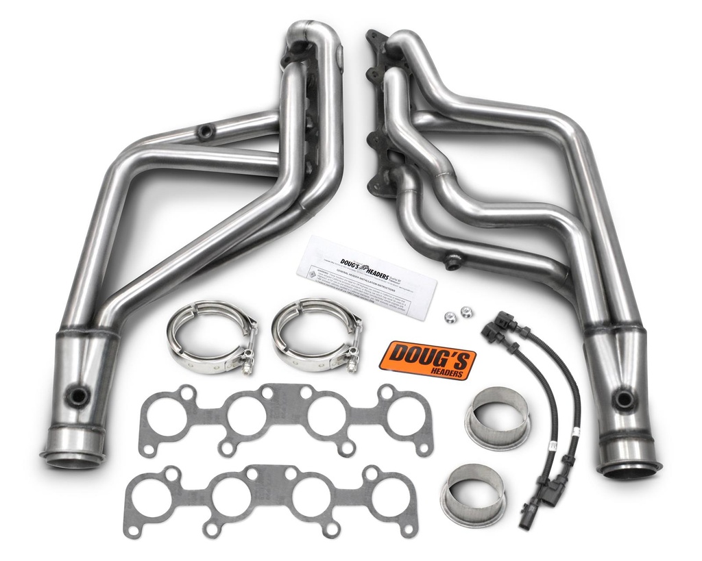 Doug's Headers 1 3/4" Tube Full Length Header, Stainless, Ford Mustang 64-73 Fairlane 66-67 Falcon 60-65 Cougar 67-68 Coyote 5.0 Swap