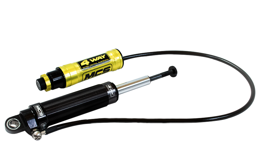 MCS 1964-2025 Mustang 4-Way Coilover System With Remote Reservoirs - Front Only