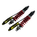 MCS 1964-2025 Mustang SLA, 4-Way Coilover System With Remote Reservoirs - Front Only
