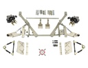 CorteX 2005-2014 Mustang Double A-Arm SLA Front Suspension System with modified 11-14 OEM S197 Spindles