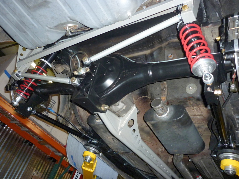[RSS-10-1000-03] CorteX 1964-1970 Mustang & Cougar Xtreme-Grip Complete Rear Suspension System With Cambered 9" Axle