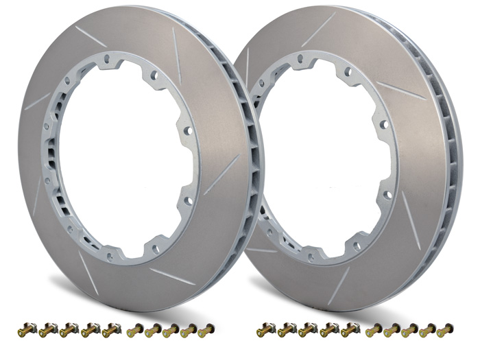 Girodisc 2005-2014 Mustang Rear 2-Piece Brake Rotor Replacement Rings, pair