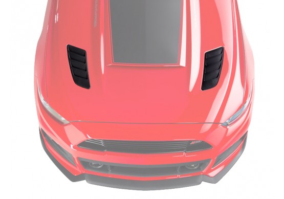 Roush 2015-2017 Mustang Hood Heat Extractors