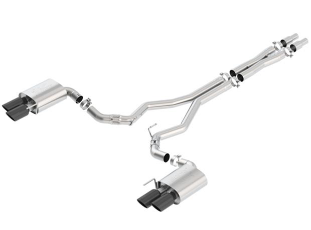 Borla 2018-2022 Mustang GT ATAK Cat-Back Exhaust - Black Tips