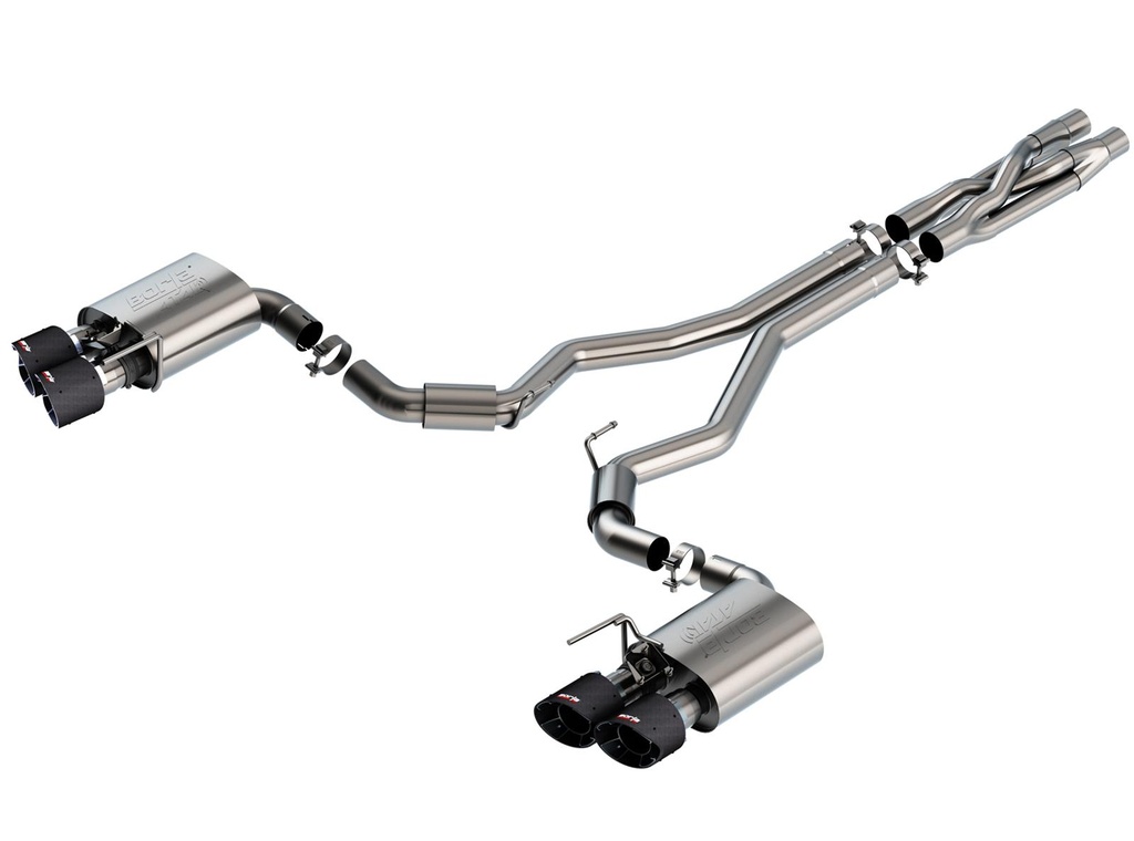 Borla 2020+ GT500 ATAK Cat-Back Exhaust - Carbon Fiber Tips