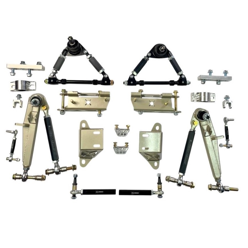 CorteX 1994-2004 Mustang SLA Front Suspension System with Radial X Spindles - Street