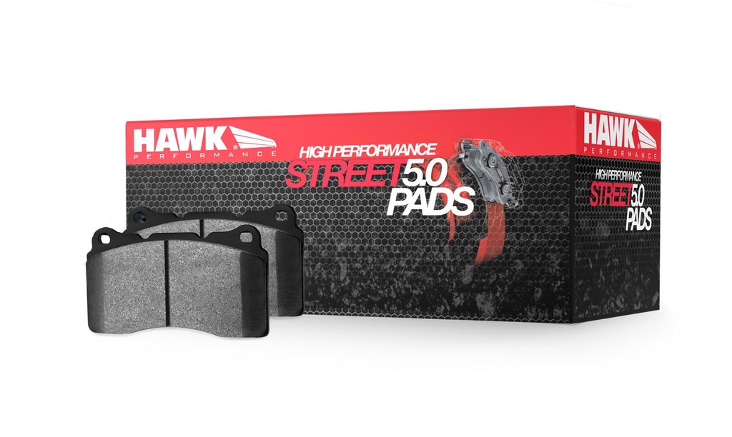 Hawk 2005-2014 Mustang GT/V6 HPS 5.0 Front Brake Pads - Non-Brembo