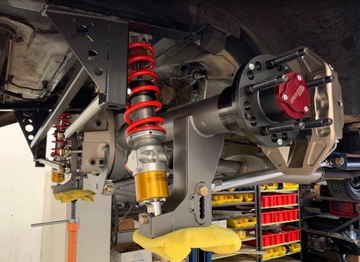 [RSS-10-1000-M88-03] CorteX 1964-1970 Mustang & Cougar Xtreme-Grip Complete Rear Suspension System With Cambered M88 Axle