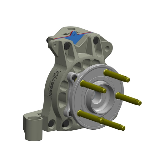 [RDS-40-3000S] Radial X Spindles, Gen 3, 2005-2014 S197 SLA and 2015+ S550 SLA, Street, set