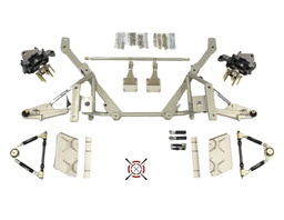 [FSS-40-1000-BD-SLA] CorteX 2005-2014 Mustang Double A-Arm SLA Front Suspension System with modified 11-14 OEM S197 Spindles