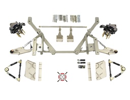[FSS-40-1000X] CorteX 2005-2014 Mustang Double A-Arm SLA Front Suspension System with Radial X Spindles