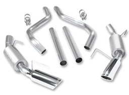 [BOR-140382] Borla 2005-2009 Mustang GT ATAK Cat-Back Exhaust - Chrome Tips