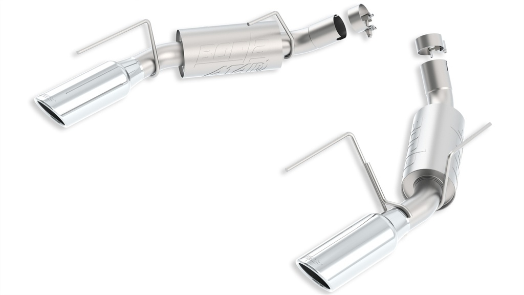 Borla 2005-2010 Mustang GT/GT500 ATAK Axle-Back Exhaust - Chrome