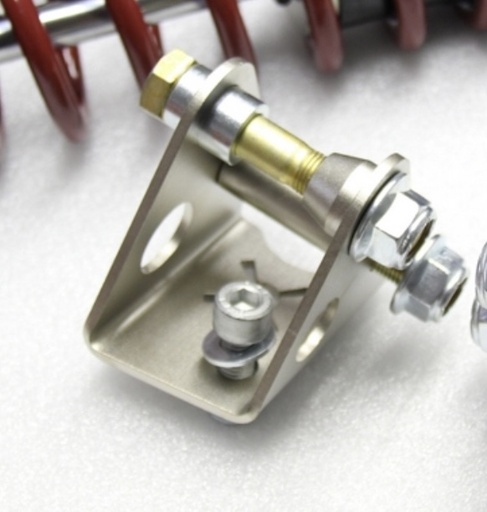 [RLSM-40-1000L-Assy] Rear Lower Shock Mount Assembly, 2005-2014 S197, with Welded & Hardware, Left